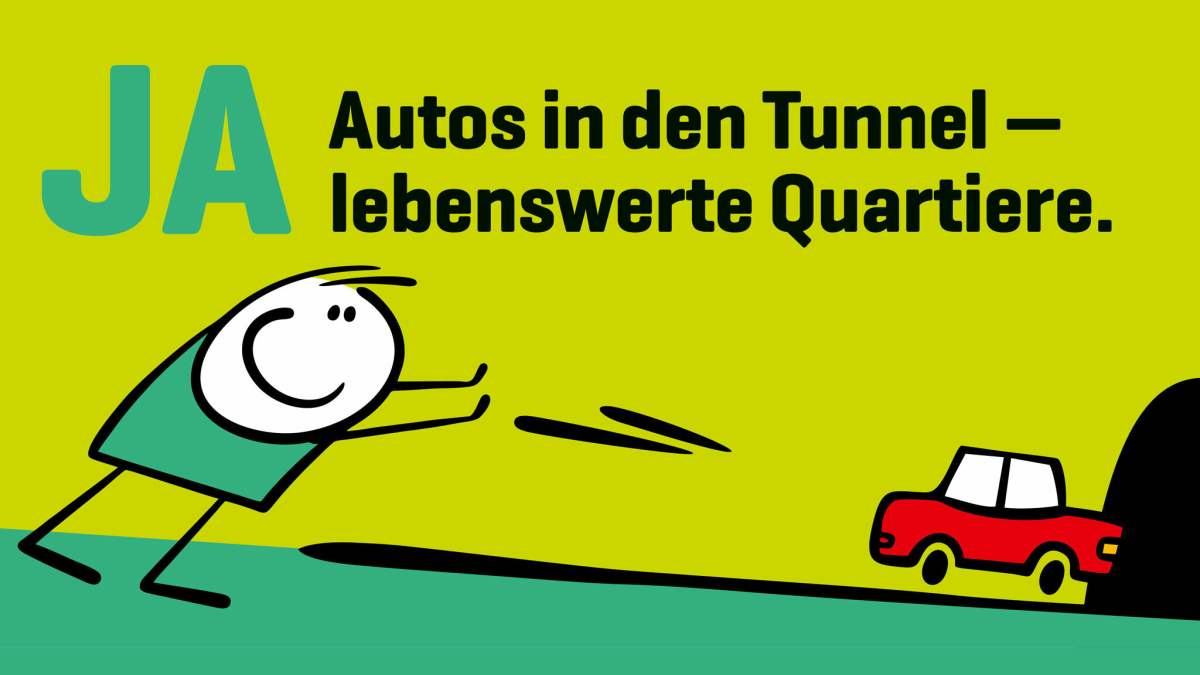 Verkehr unter den Boden statt in der Stadt stauen