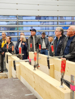 HEV Rheineck-Thal: Besuch des ersten 3D-Betondruck-Gebäudes der Schweiz